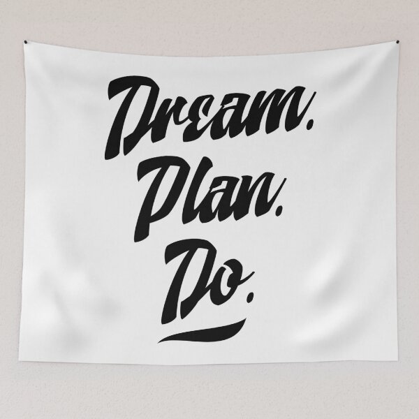 Item preview, Dream. Plan. Do. Inspirational Quotes designed and sold by ProjectX23.