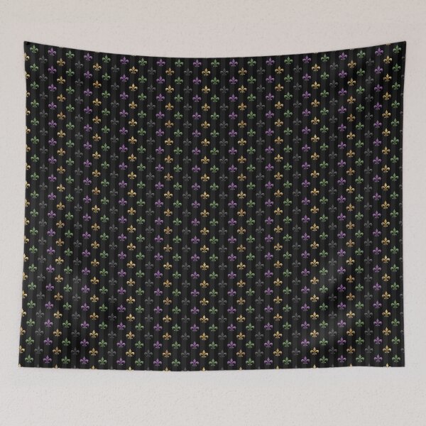 Item preview, Fleur de Lis Mardi Gras Pattern designed and sold by 4Craig.