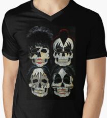 Killer Kuss T-Shirt mit V-Ausschnitt für Männer