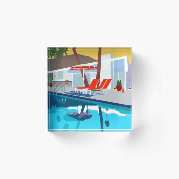 Item preview, Mid Century Poolside designed and sold by jenbucheli.