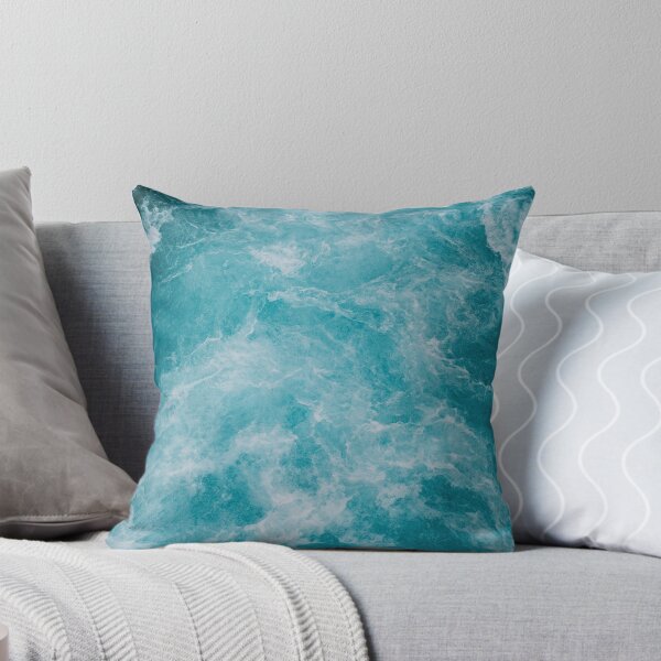 Item preview, Cold ocean waves aerial view designed and sold by DelightfulArts.
