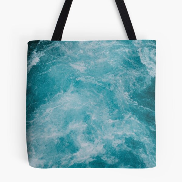 Item preview, Cold ocean waves aerial view designed and sold by DelightfulArts.