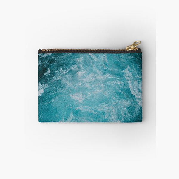 Item preview, Cold ocean waves aerial view designed and sold by DelightfulArts.
