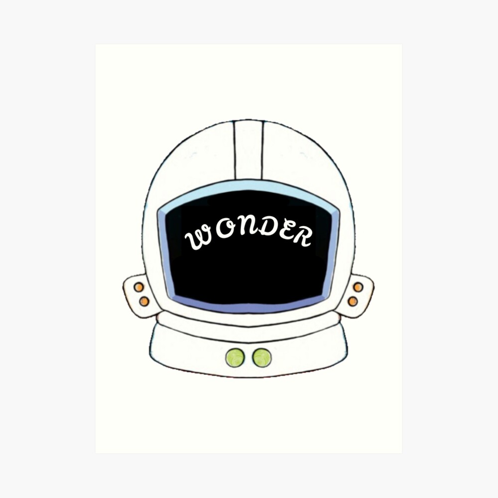 Wonder Astronaut Helmet Clipart Printable