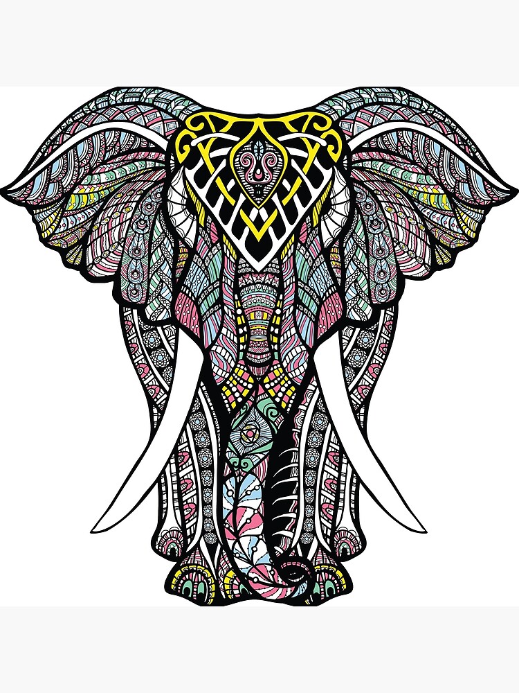 Ornate Elephant by designbypremiun