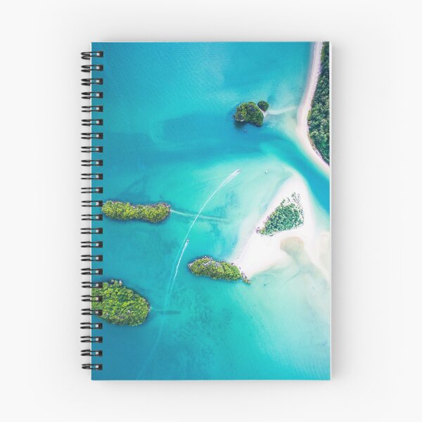Item preview, Vibrant lovely islands aerial view designed and sold by DelightfulArts.