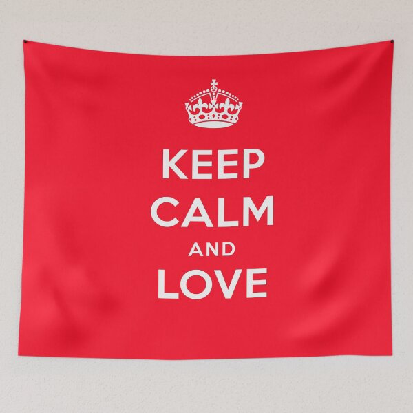 Item preview, KEEP CALM AND LOVE designed and sold by DelightfulArts.