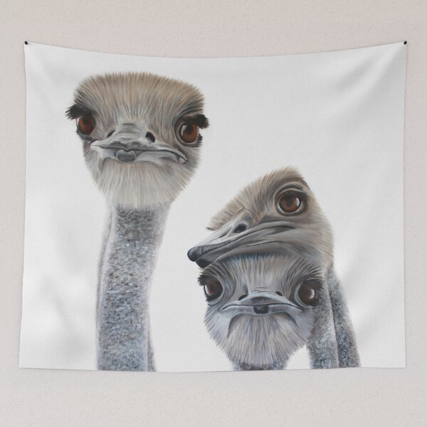 Item preview, 3 Funny Emus designed and sold by Anne-Marie Bloor.