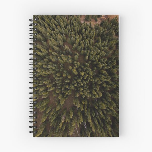 Item preview, Repeating green pointed trees aerial designed and sold by DelightfulArts.