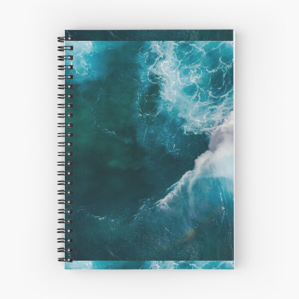 Item preview, Strong blue ocean waves designed and sold by DelightfulArts.