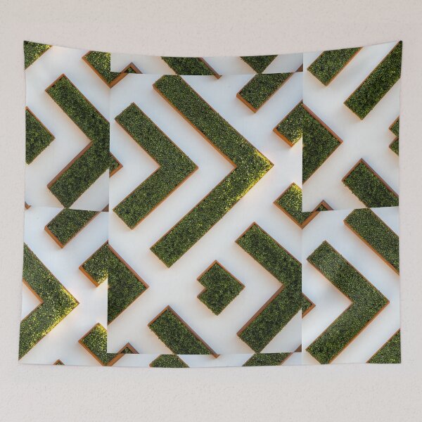 Item preview, Great maze green garden aerial designed and sold by DelightfulArts.