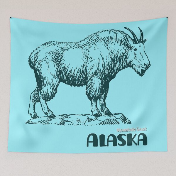 Item preview, Mountain Goat, Alaska designed and sold by AlaskaExtreme.