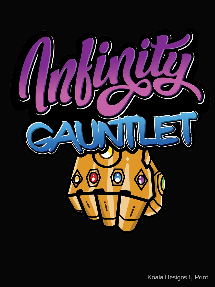 Thumbnail 4 of 4, Boxy T-Shirt, Infinity Gauntlet designed and sold by Koala Designs & Print.