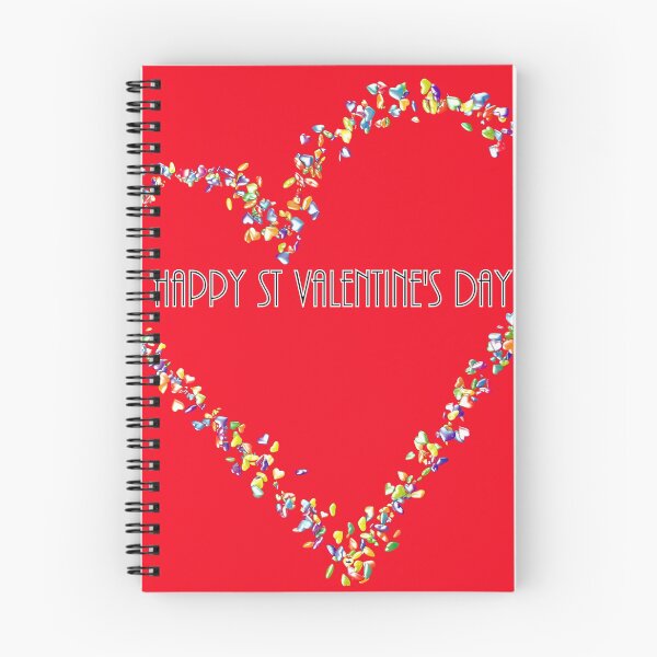 Item preview, HAPPY ST VALENTINE'S DAY IN RED designed and sold by Sandra Cockayne.