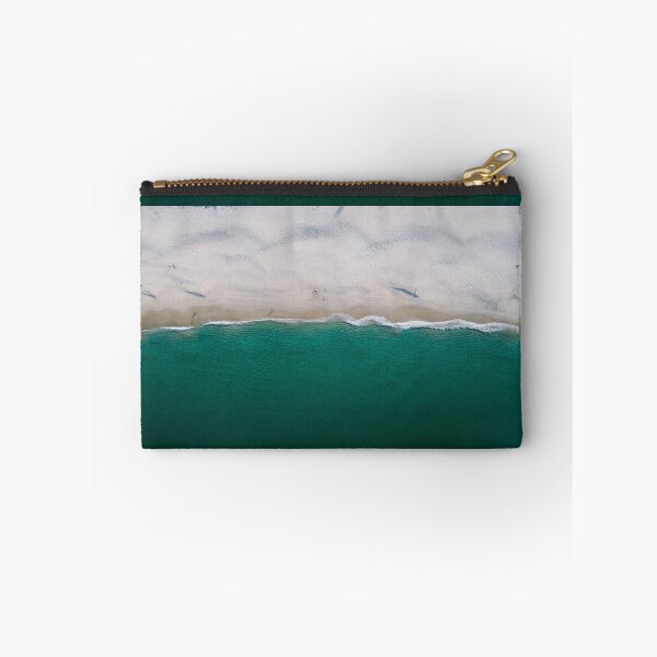 Item preview, Calm green ocean and sand aerial designed and sold by DelightfulArts.