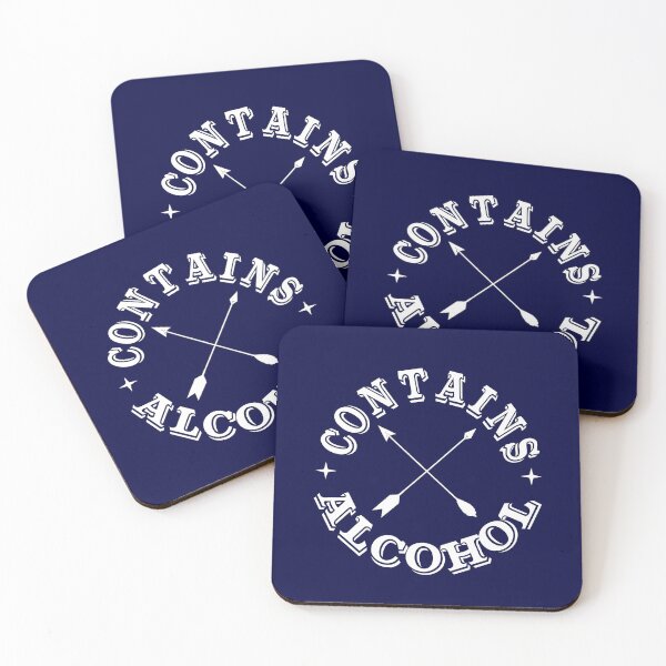 Item preview, funny drinking logo contains alcohol  designed and sold by headpossum.