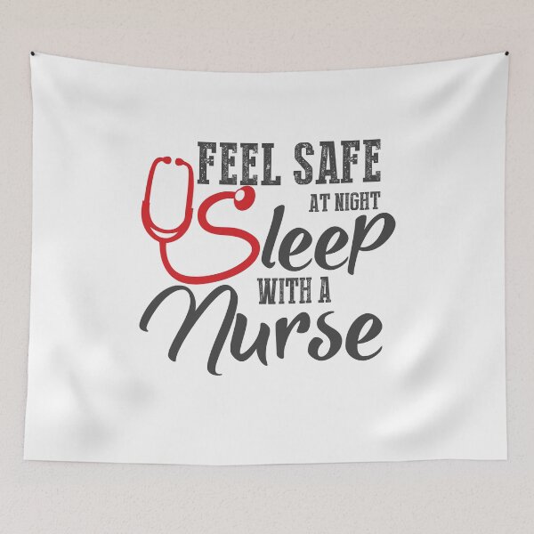 Item preview, Feel Safe At Night Sleep With A Nurse designed and sold by overstyle.