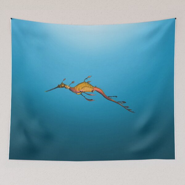 Item preview, Weedy Sea Dragon (Phyllopteryx taeniolatus) designed and sold by SeaMonstress.