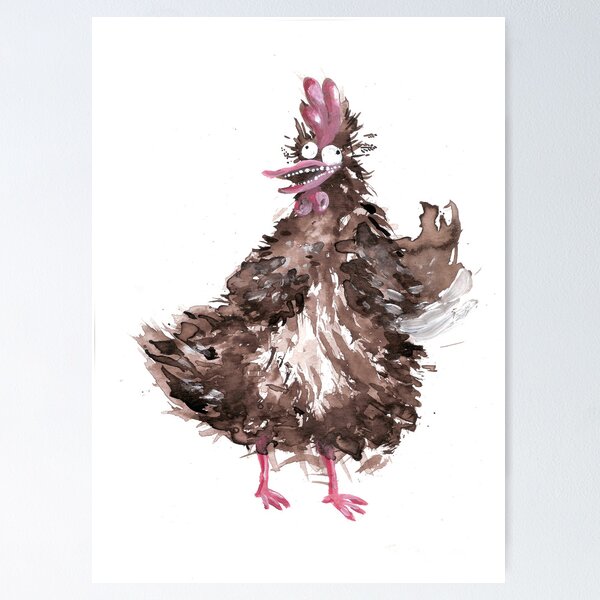 Item preview, Chicken waving designed and sold by Tristan Klein.