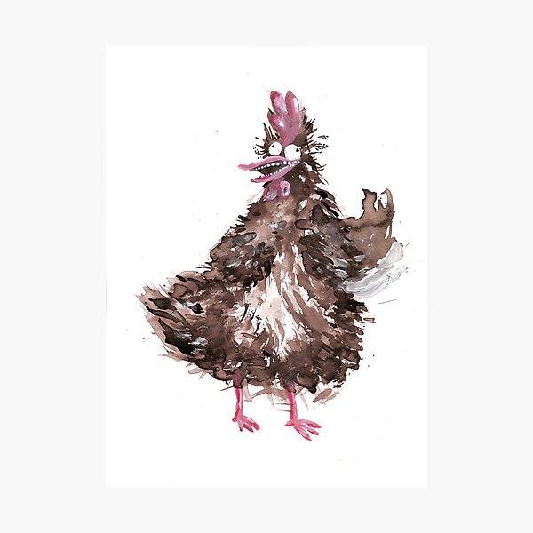 Item preview, Chicken waving designed and sold by Tristan Klein.