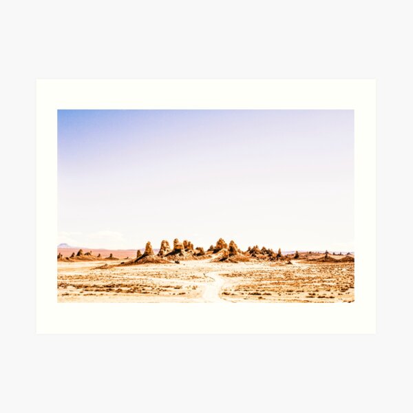 Mystery Planet - Trona Pinnacles Tufa Spires California Art Print