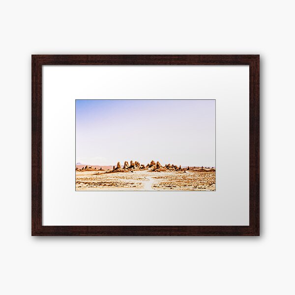 Mystery Planet - Trona Pinnacles Tufa Spires California Framed Art Print