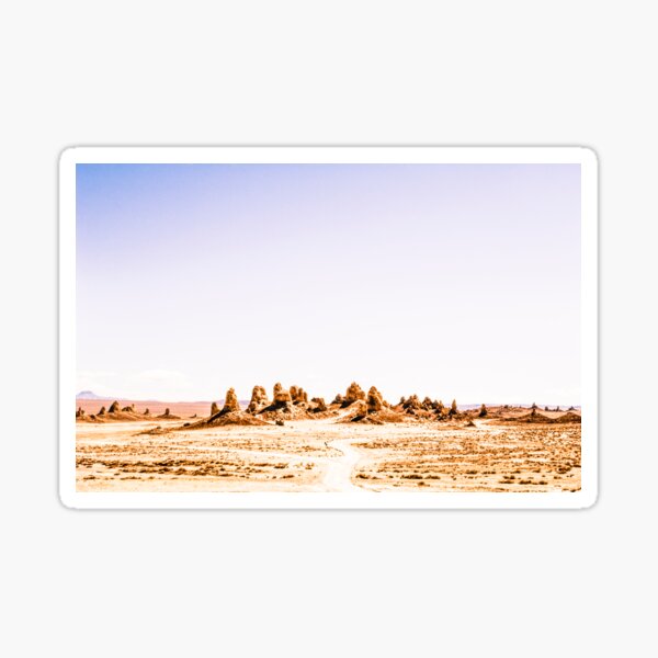 Mystery Planet - Trona Pinnacles Tufa Spires California Sticker