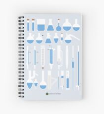 Chemistry Laboratory Glassware Spiral Notebook