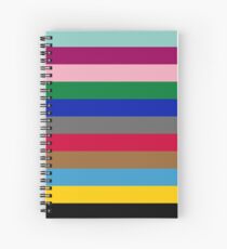 Colours of The London Underground Spiral Notebook