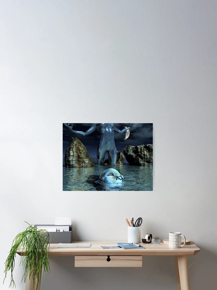 Thumbnail 2 of 3, Poster, MOON ROCKS designed and sold by RamsayGee.