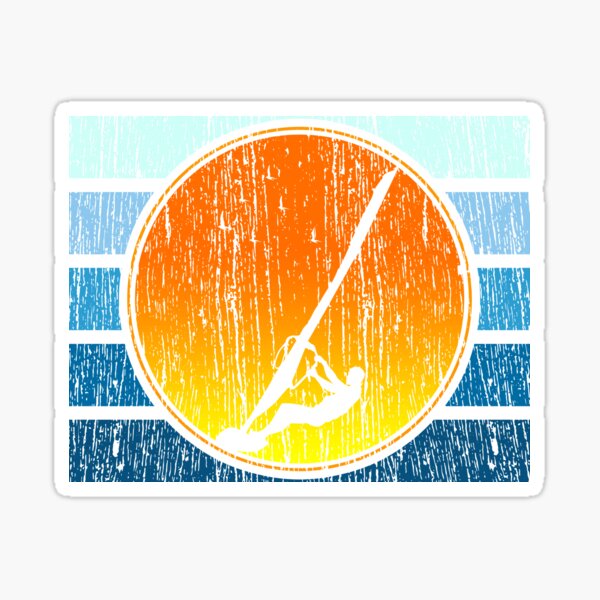 Sunset Windsurfing Sticker