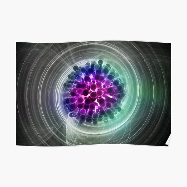 High Energy Particles Collision Poster