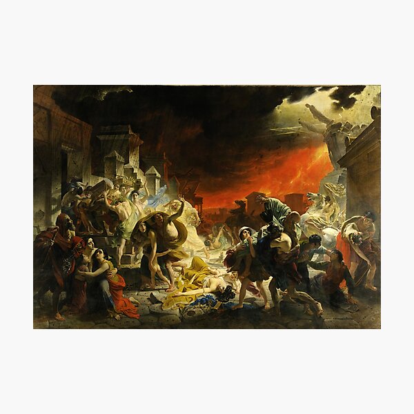 Item preview, The Last Day of Pompeii by Karl Bryullov (1830–1833) designed and sold by allhistory.