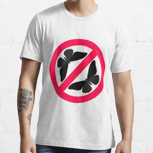 Road sign with moth Essential T-Shirt