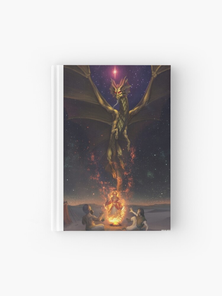 Thumbnail 1 of 3, Journal, Brass Dragon reveals himself to two travelers designed and sold by Bcesart.