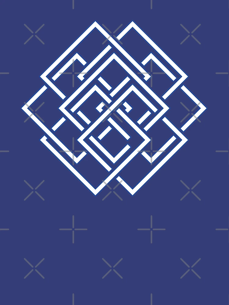 Thumbnail 4 of 4, Fitted V-Neck T-Shirt, Square Earth Flag [Roufxis-Rb] designed and sold by RoufXis.