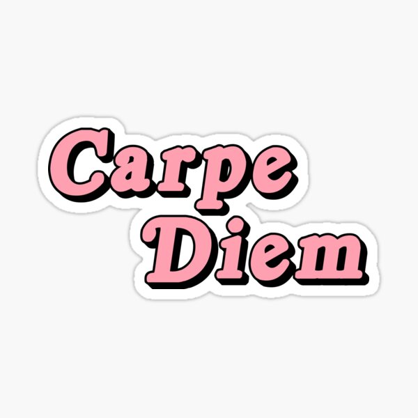 CAPRE DIEM STICKER – Random Objects