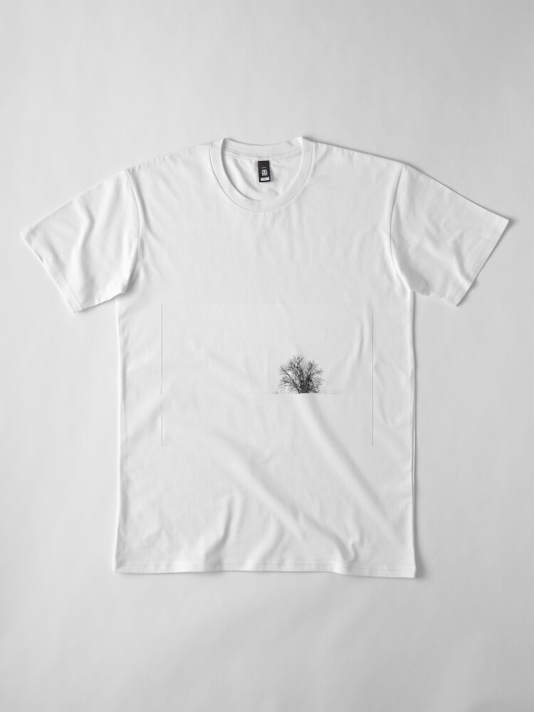 Alternate view of 25.1.2019: Lonely Tree in Snowfall Premium T-Shirt