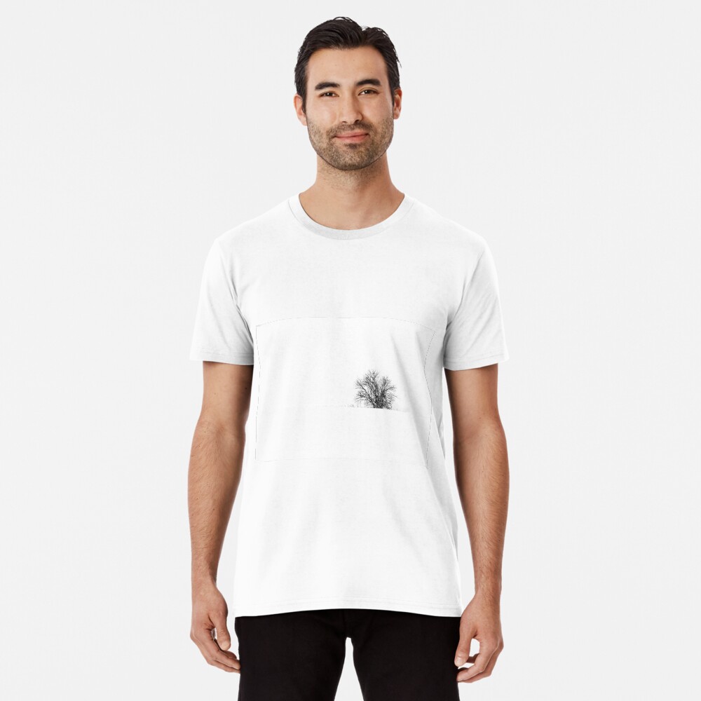 25.1.2019: Lonely Tree in Snowfall Premium T-Shirt