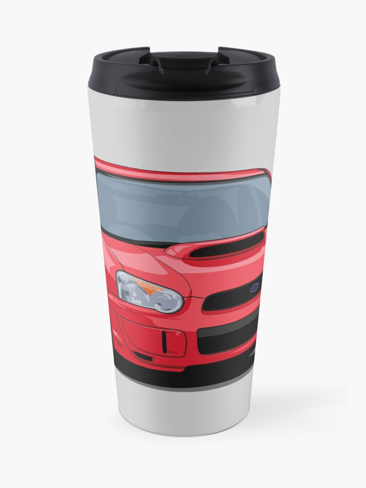 Subaru Impreza Wrx Sti Gdb Blobeye Red Travel Mug By Artymotive Redbubble