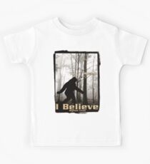 Camiseta para niños I Believe Bigfoot Lives