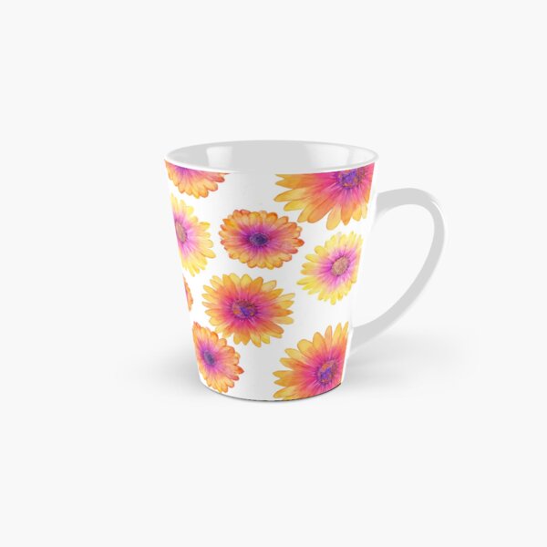 African Daisy Watercolour Tall Mug