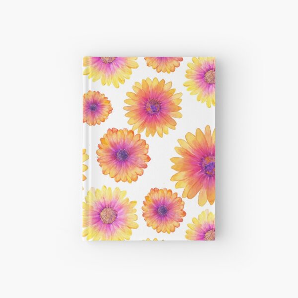 African Daisy Watercolour Hardcover Journal