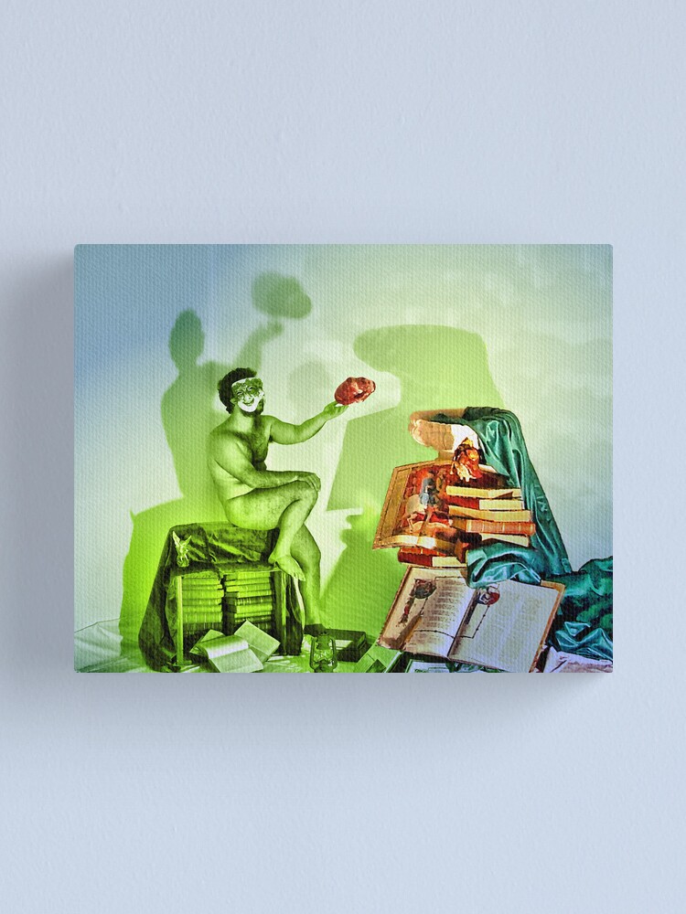 Alternate view of The vanished Muse... Canvas Print