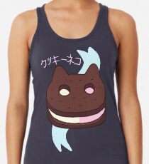 Cookie Cat! Racerback Tank Top