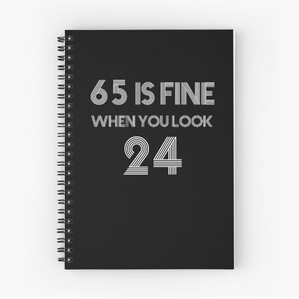 Item preview, 65 Is Fine Shirt Funny 65th Birthday T-Shirt Great Gift for Grandma or Grandpa Unisex Short-Sleeve Jersey Tee designed and sold by Panda Branda.