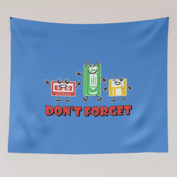Item preview, Don't Forget, Vintage, Cassette, Video, Floppy Disk designed and sold by Spoox.