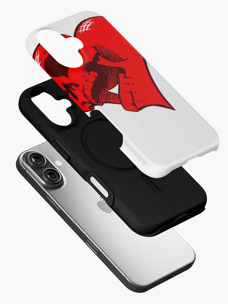 Thumbnail 2 of 4, iPhone Case, Valentine Heart Skull Loves You designed and sold by jasoncmeyer.