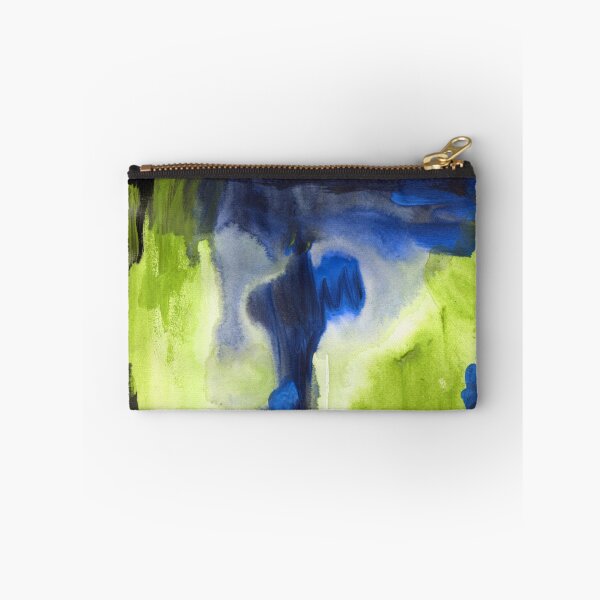 Item preview, Window Abstract Apple Green & Blue designed and sold by Niina  Niskanen.