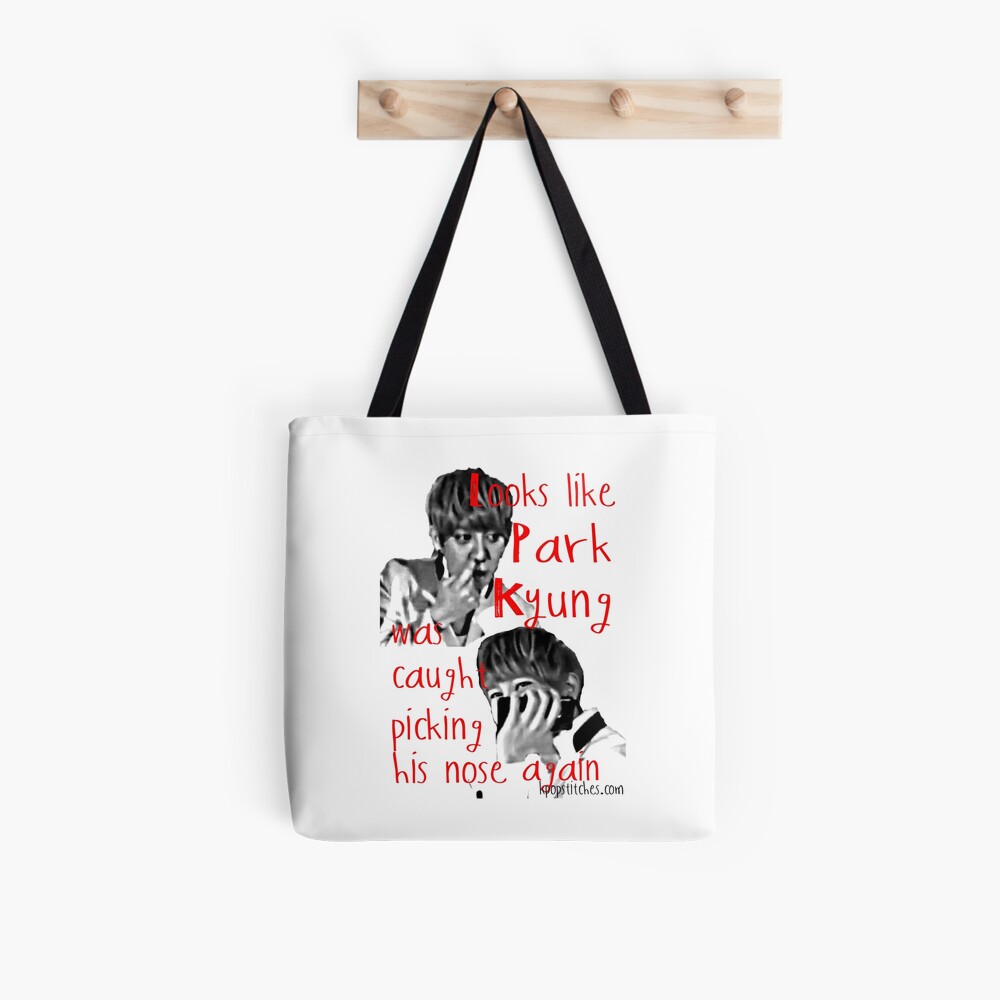Block B Park Kyung picking his nose AGAIN! Tote Bag